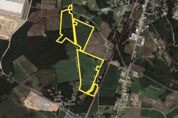 Woodle Site Property Boundary